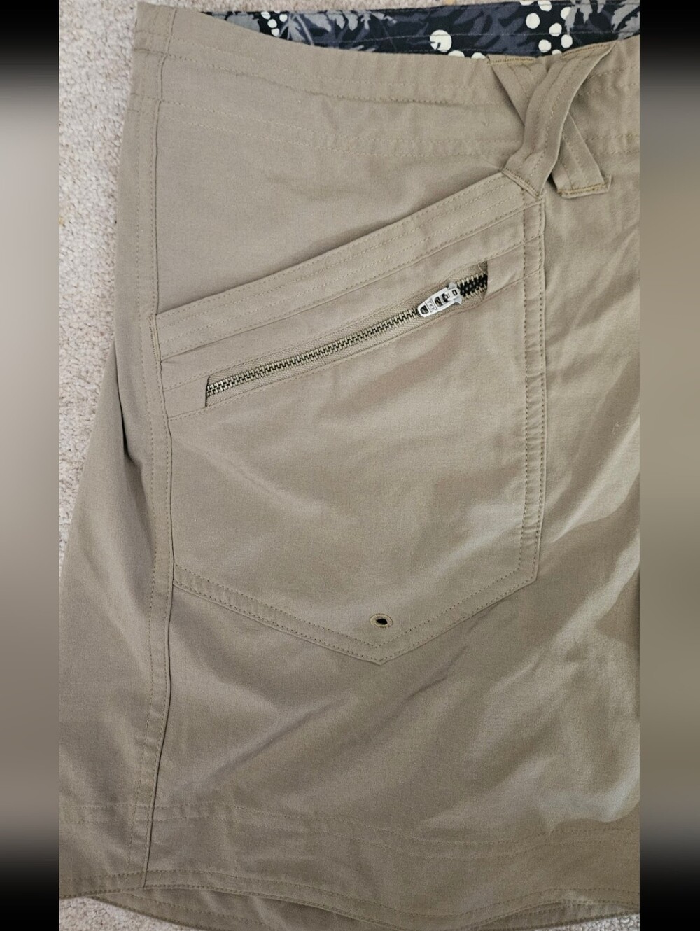 Exofficio Khaki Cargo Pants Size 14 - Picture 7 of 8